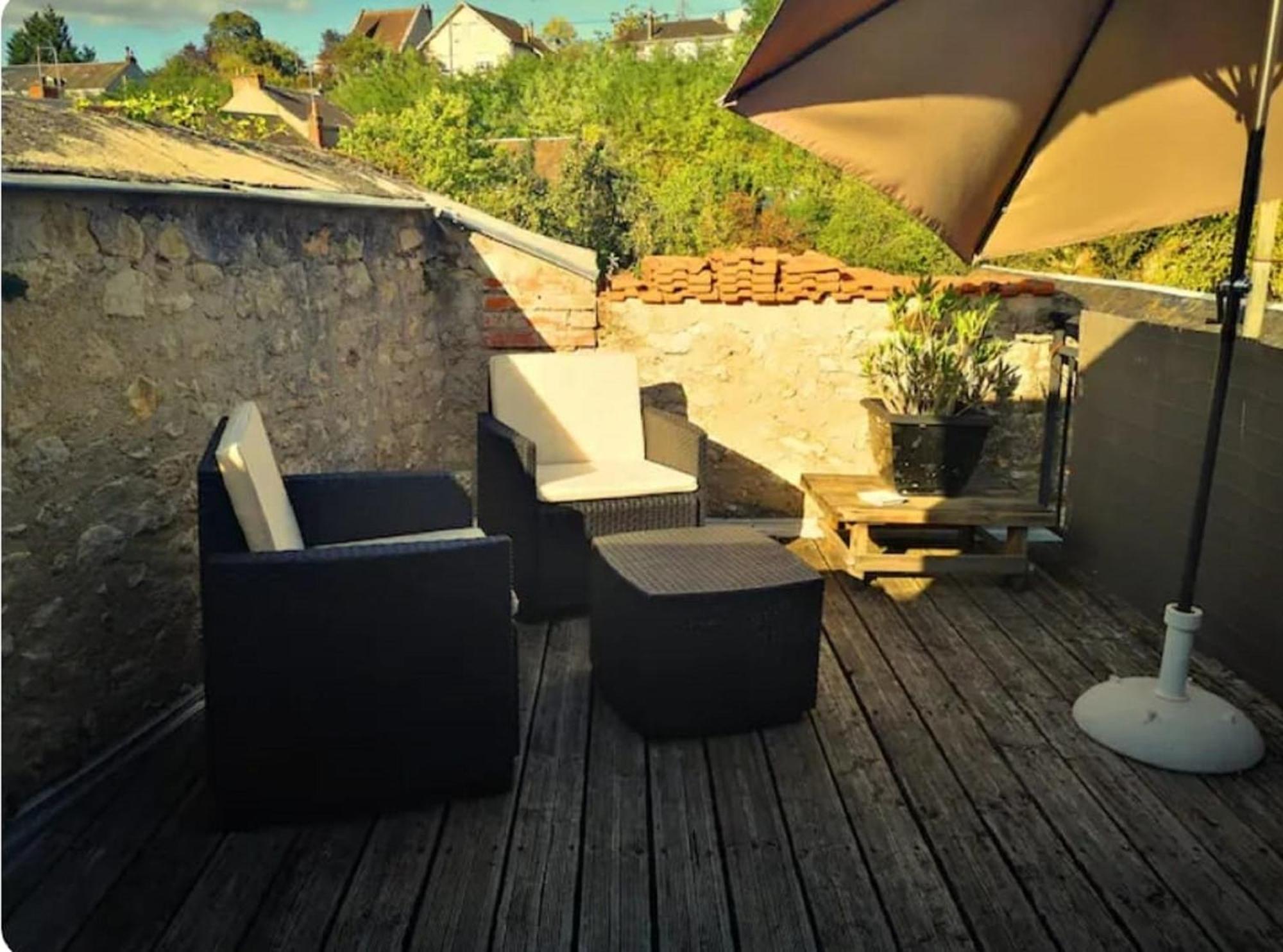 Chambres Avec Salle De Bains Et Cuisine En Centre Ville Argenton Sur Creuse ภายนอก รูปภาพ